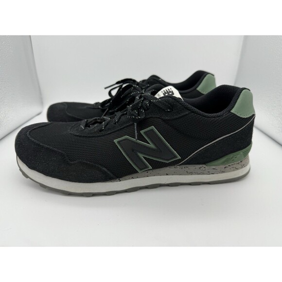 New Balance 515 Sneakers Mens 11 Black/Green Running Athletic Casual ML515GH3 - Picture 1 of 8